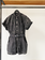 Isabel Marant faded black mesh button down dress size 38