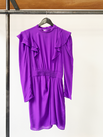 Isabel Marant Étoile purple silk dress size fr36