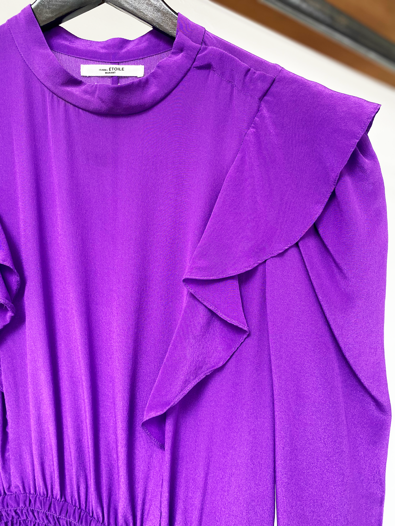 Isabel Marant Étoile purple silk dress size fr36