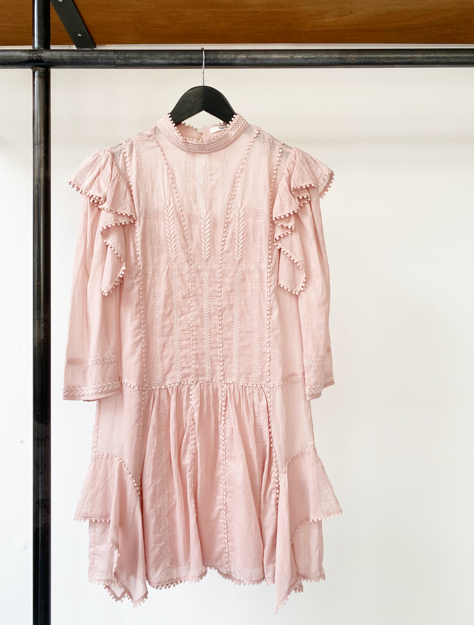 Isabel Marant Étoile salmon embroidery dress size 36