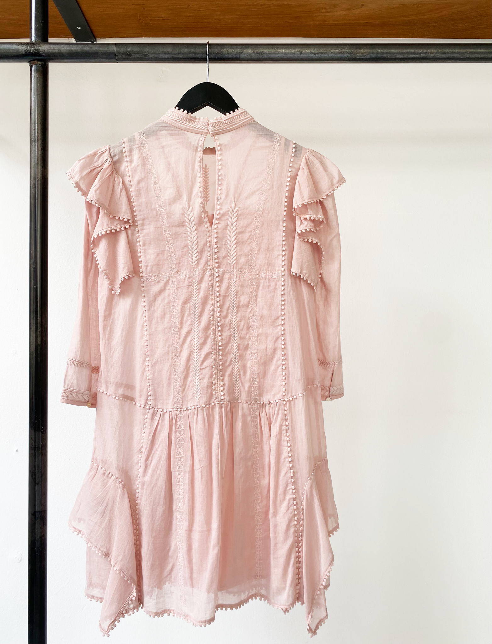 Isabel Marant Étoile salmon embroidery dress size 36