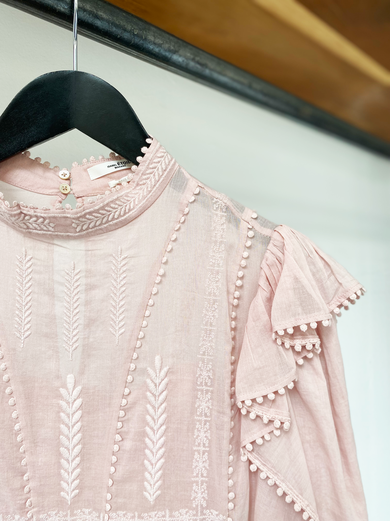 Isabel Marant Étoile salmon embroidery dress size 36