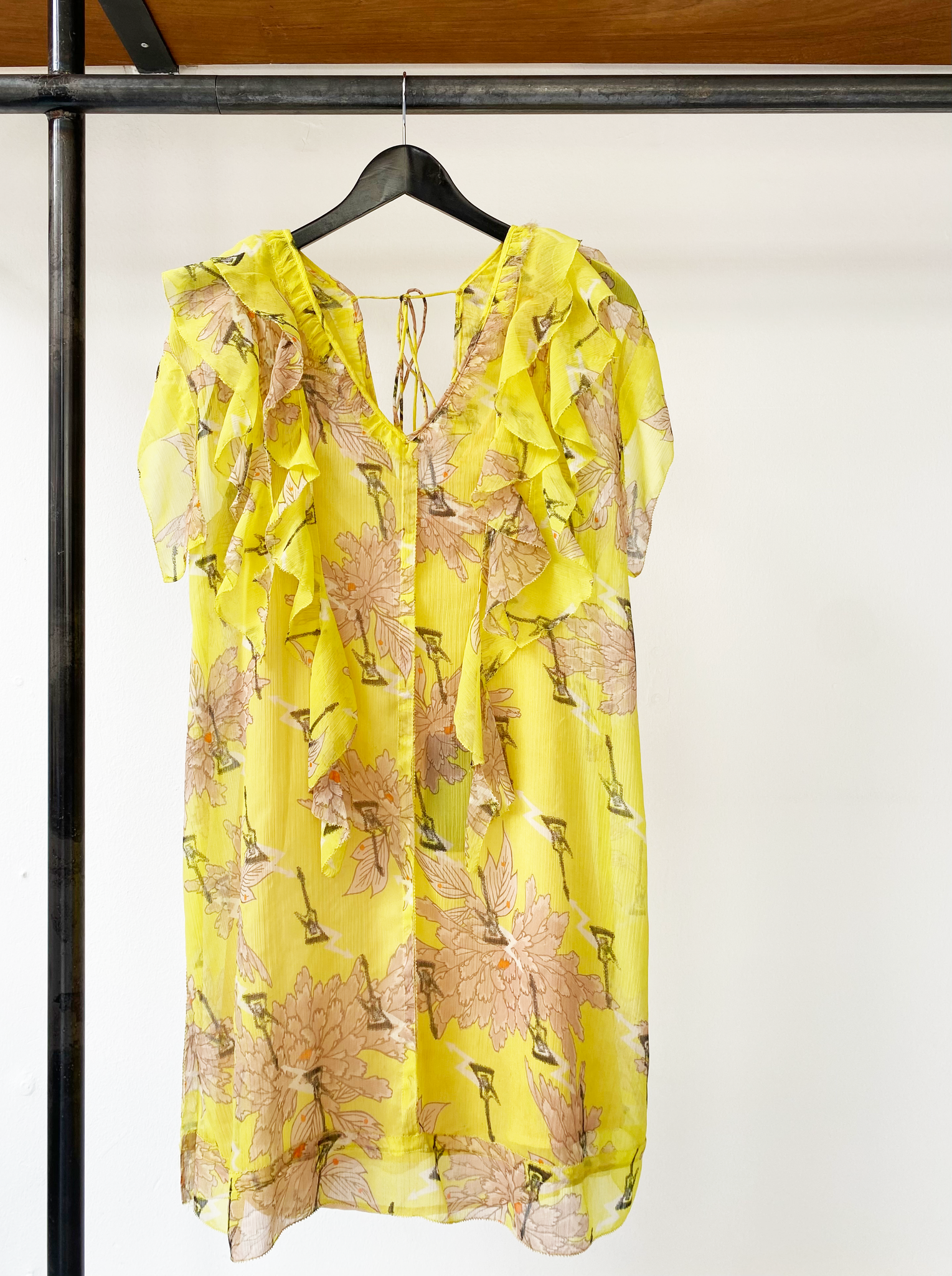 Zadig & Voltaire crepon blossom dress size M