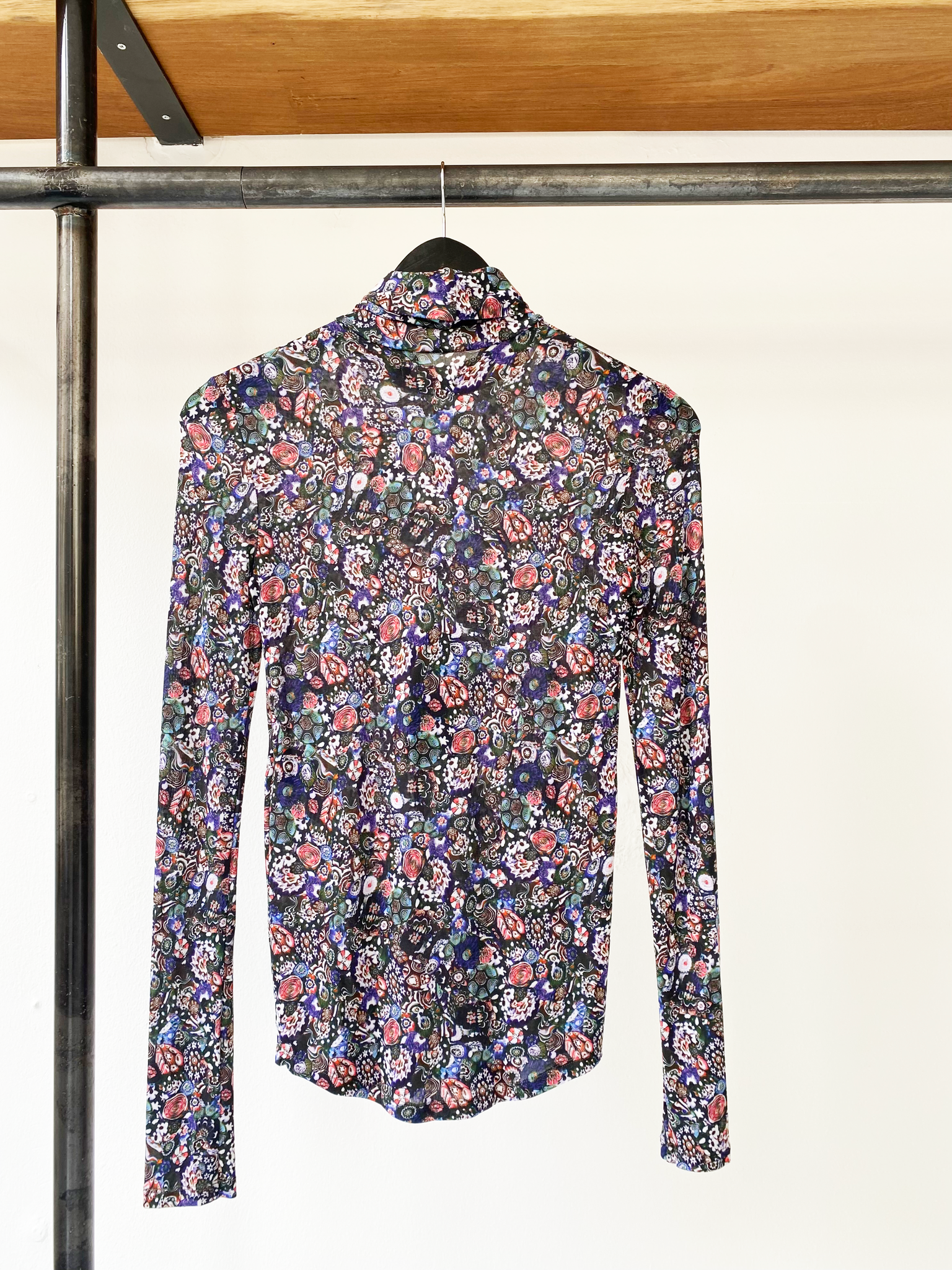 Isabel Marant semi-transparent floral print top size 34