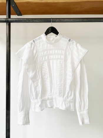 Isabel Marant Étoile blouse with embroidery detail size 38