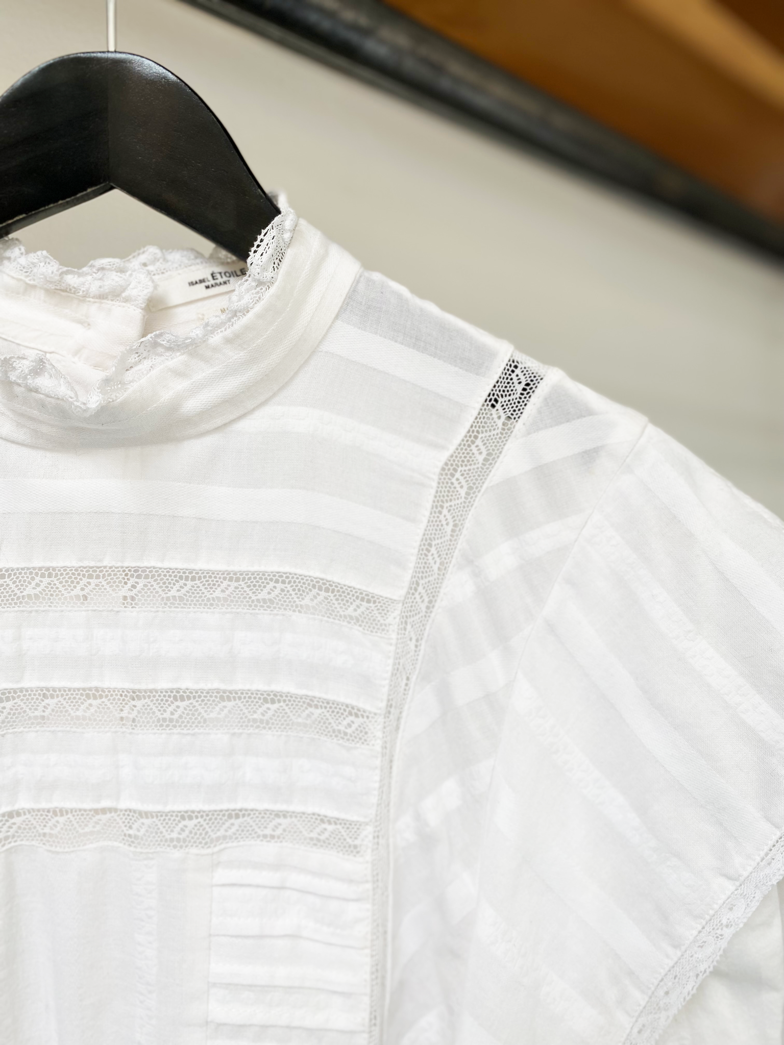 Isabel Marant Étoile blouse with embroidery detail size 38