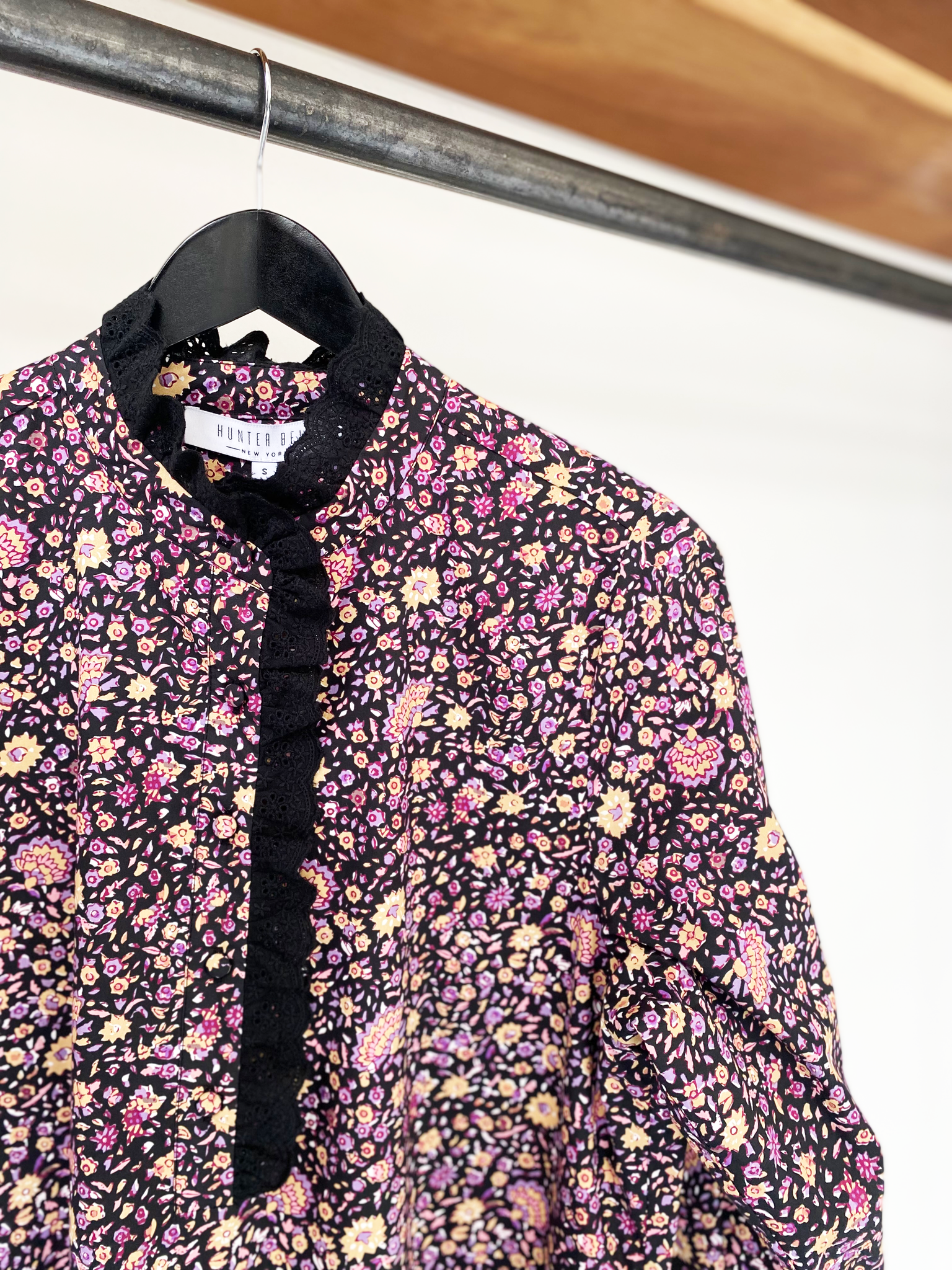 Hunter Bell New York midnight floral dress size S