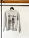 Anine Bing grey logo print sweater size XS