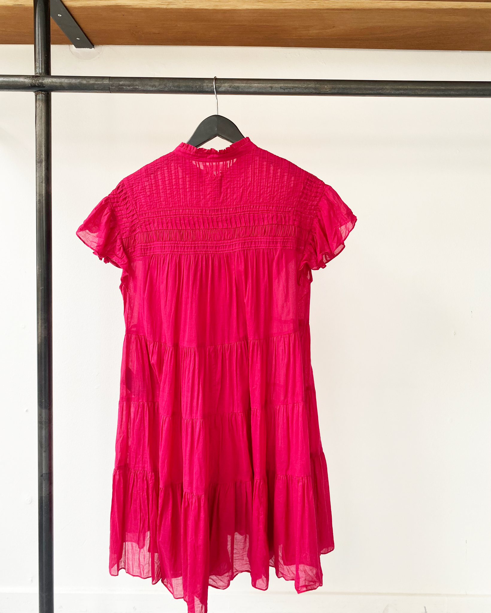 Isabel Marant Étoile raspberry cotton dress size 38