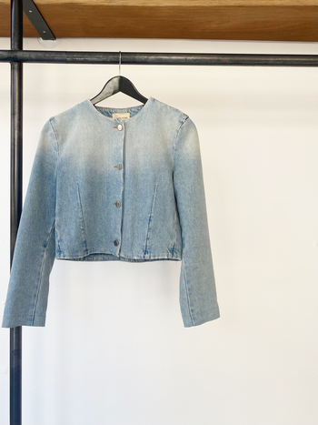 LouLou Studio cotton denim jacket size S
