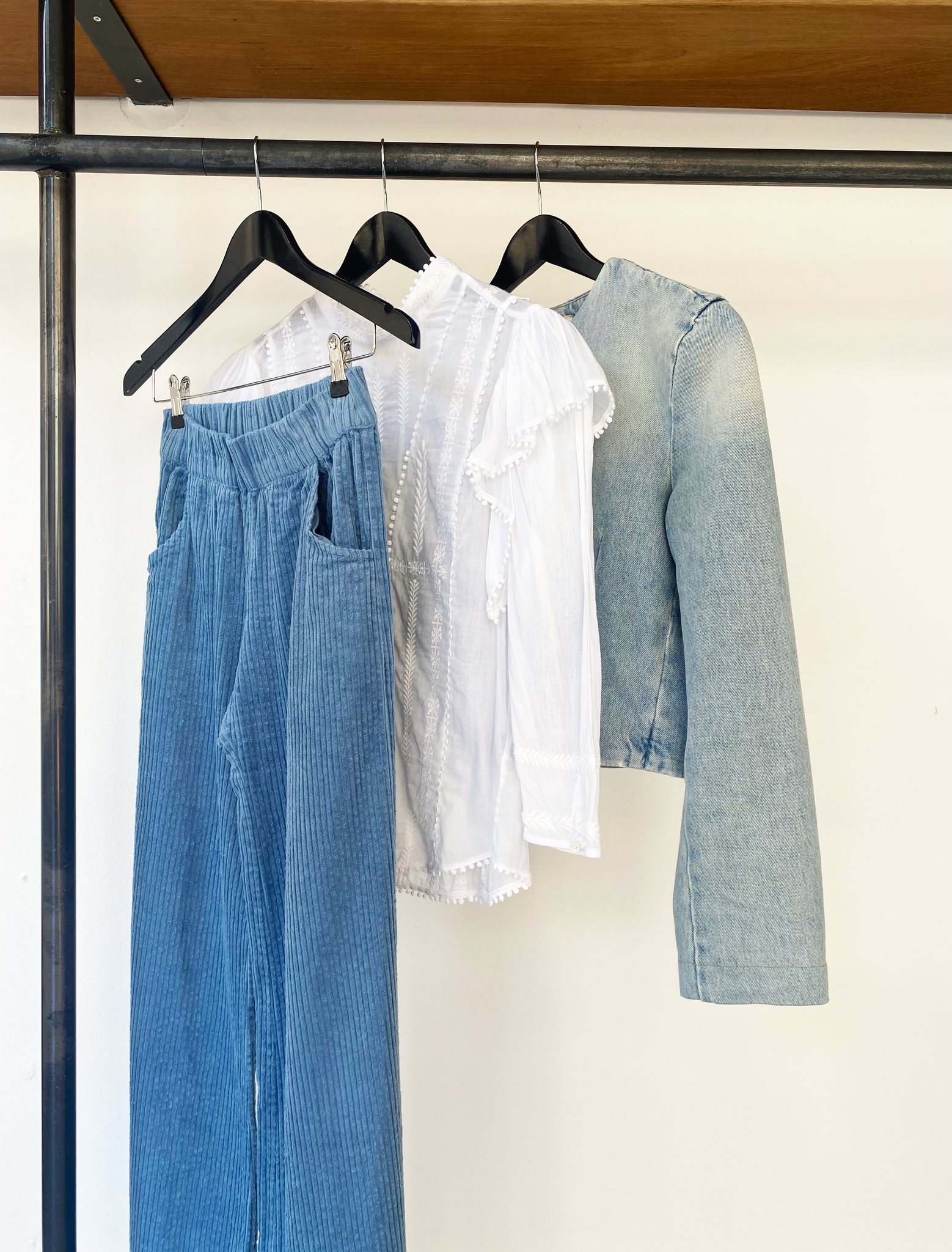 LouLou Studio cotton denim jacket size S