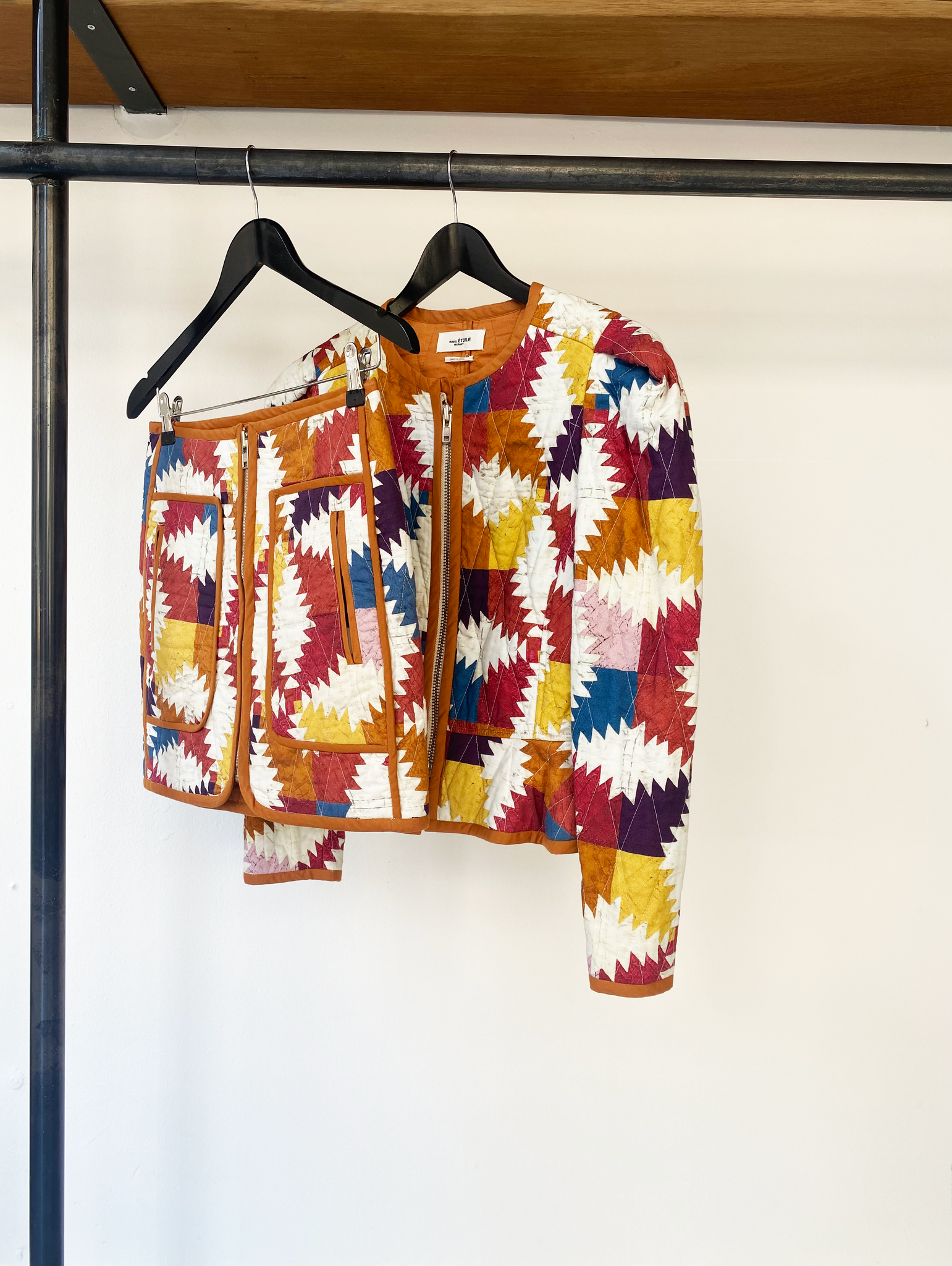 Isabel Marant Étoile cotton quilted skirt size 36