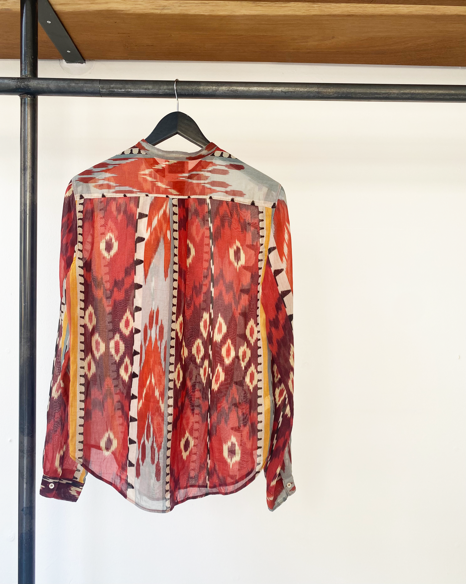 Forte Forte silk blend pattern top size III