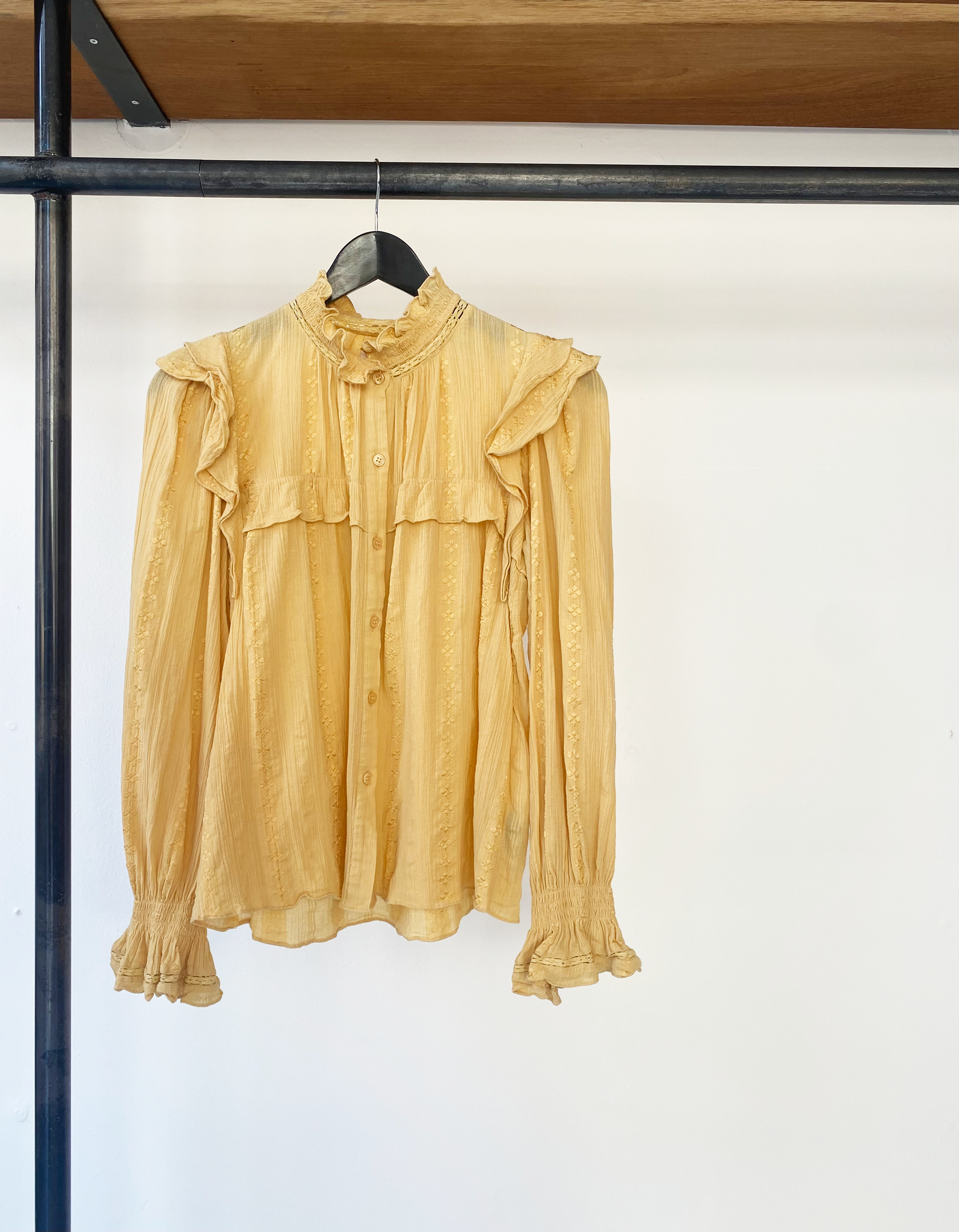 Isabel Marant Étoile ruffle neck top size 36