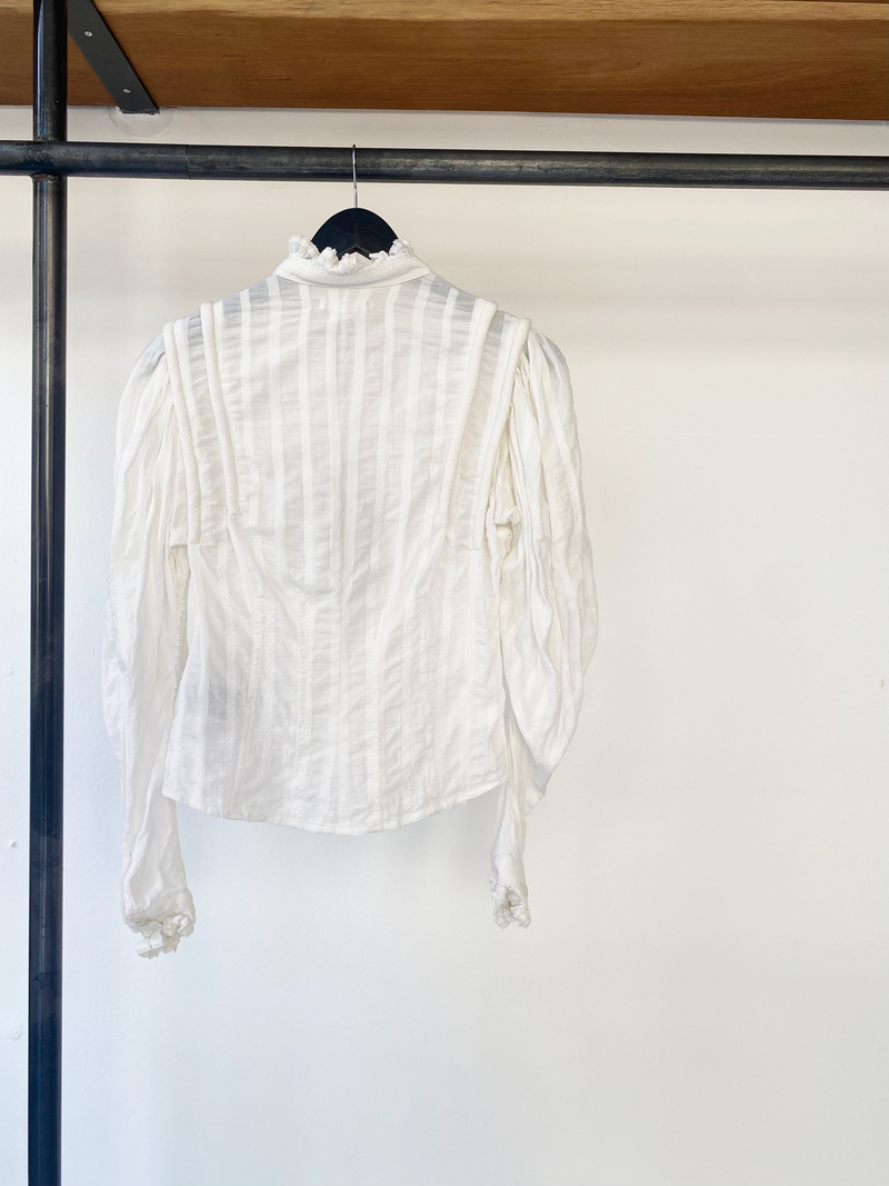 Isabel Marant Étoile collar blouse with ruffles size 36