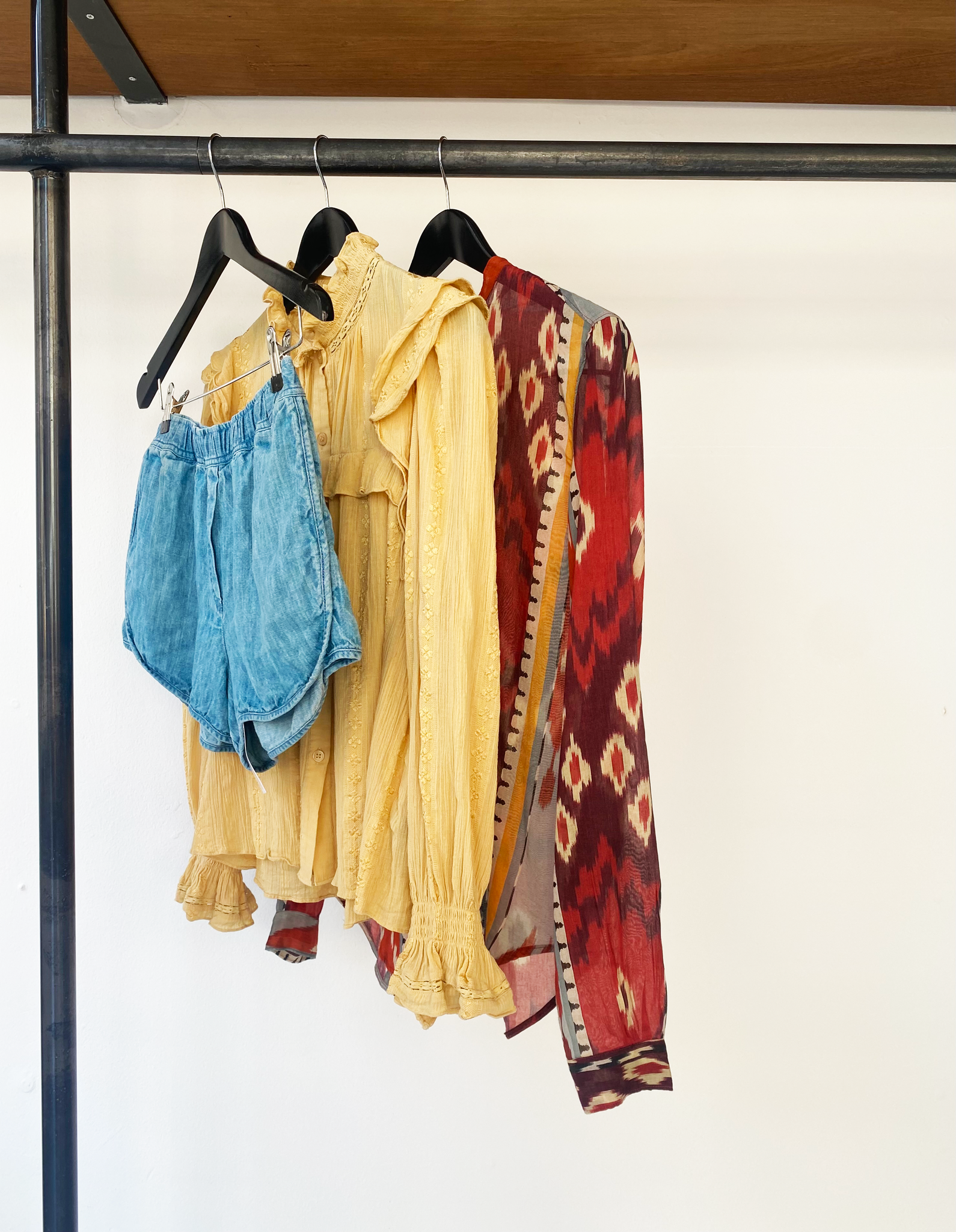 Sandro denim summer shorts size 1