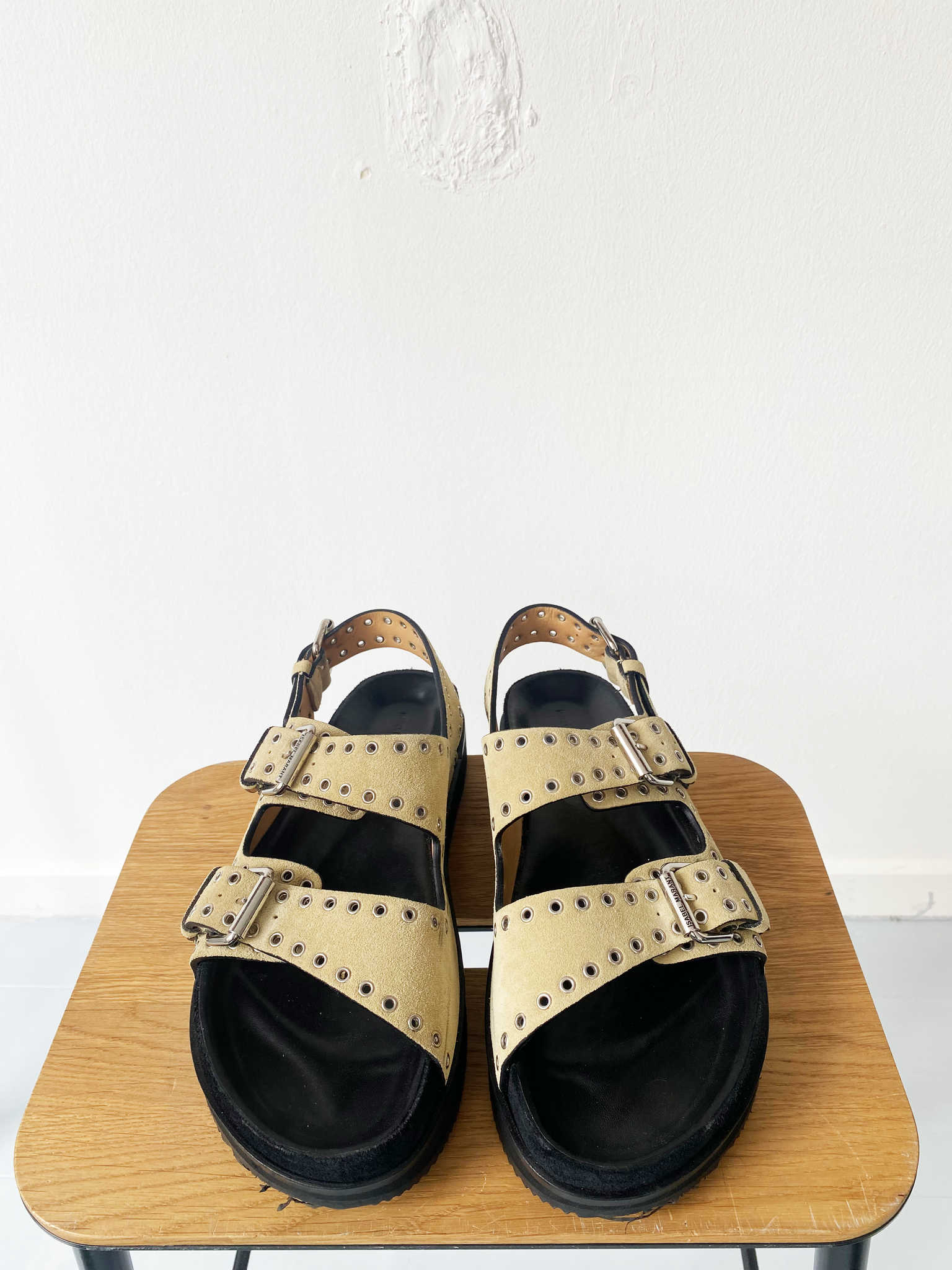 Isabel Marant ecru calf leather sandals size 41