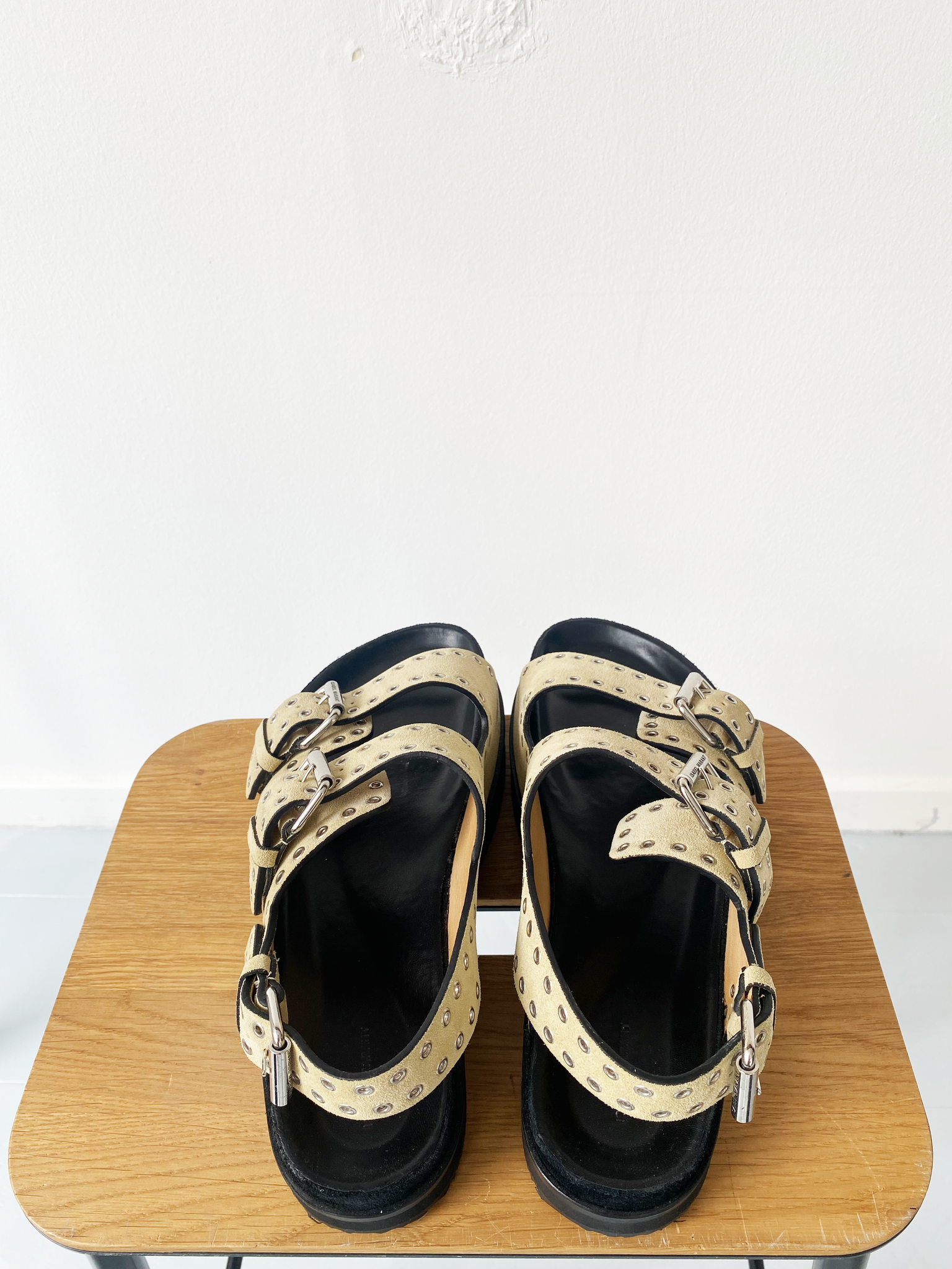 Isabel Marant ecru calf leather sandals size 41