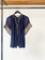 Vanessa Bruno navy embroidered top size M