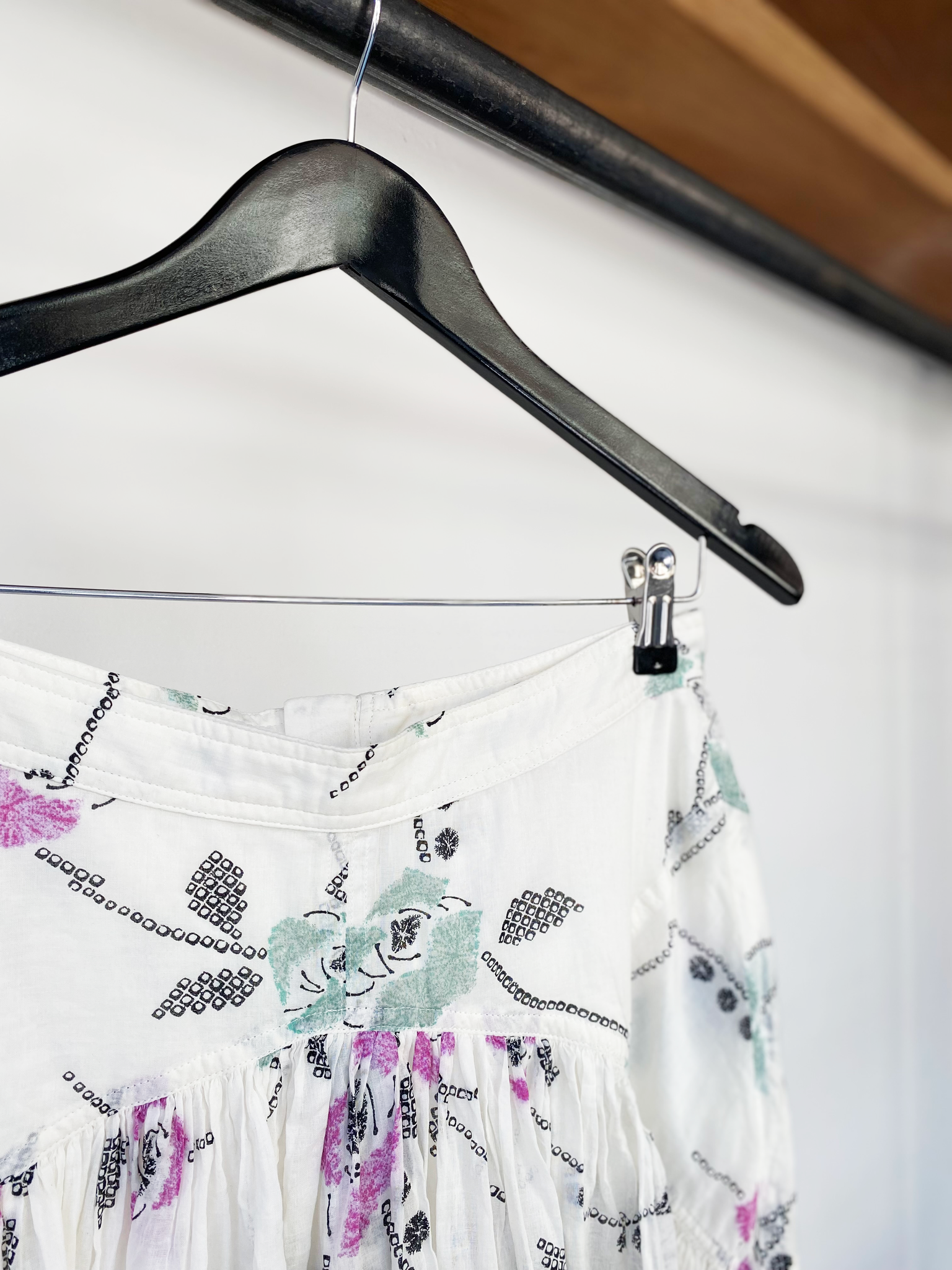 Isabel Marant Étoile pattern pleated skirt size 38