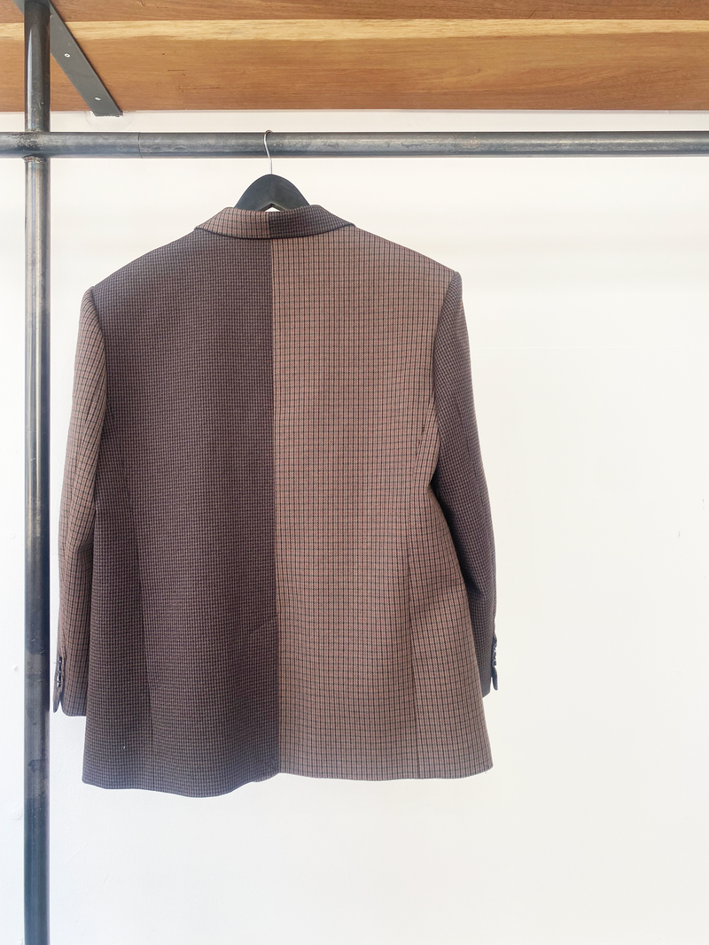 Sandro checkered men blazer size 40