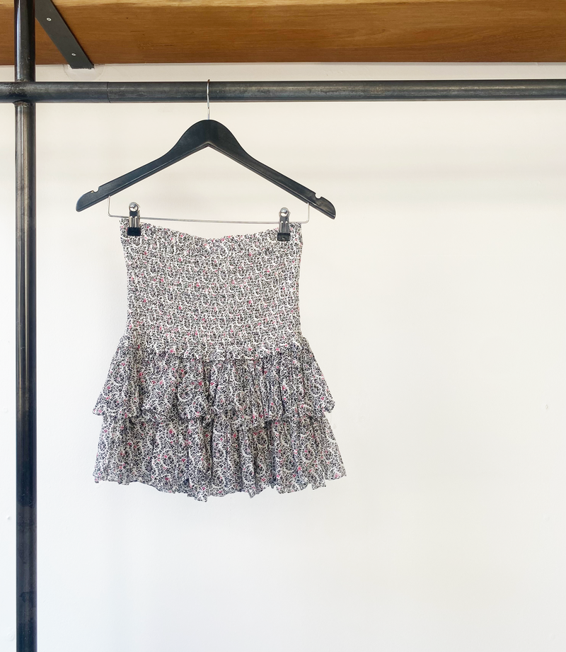 Isabel Marant Étoile floral print ruffle skirt size 36