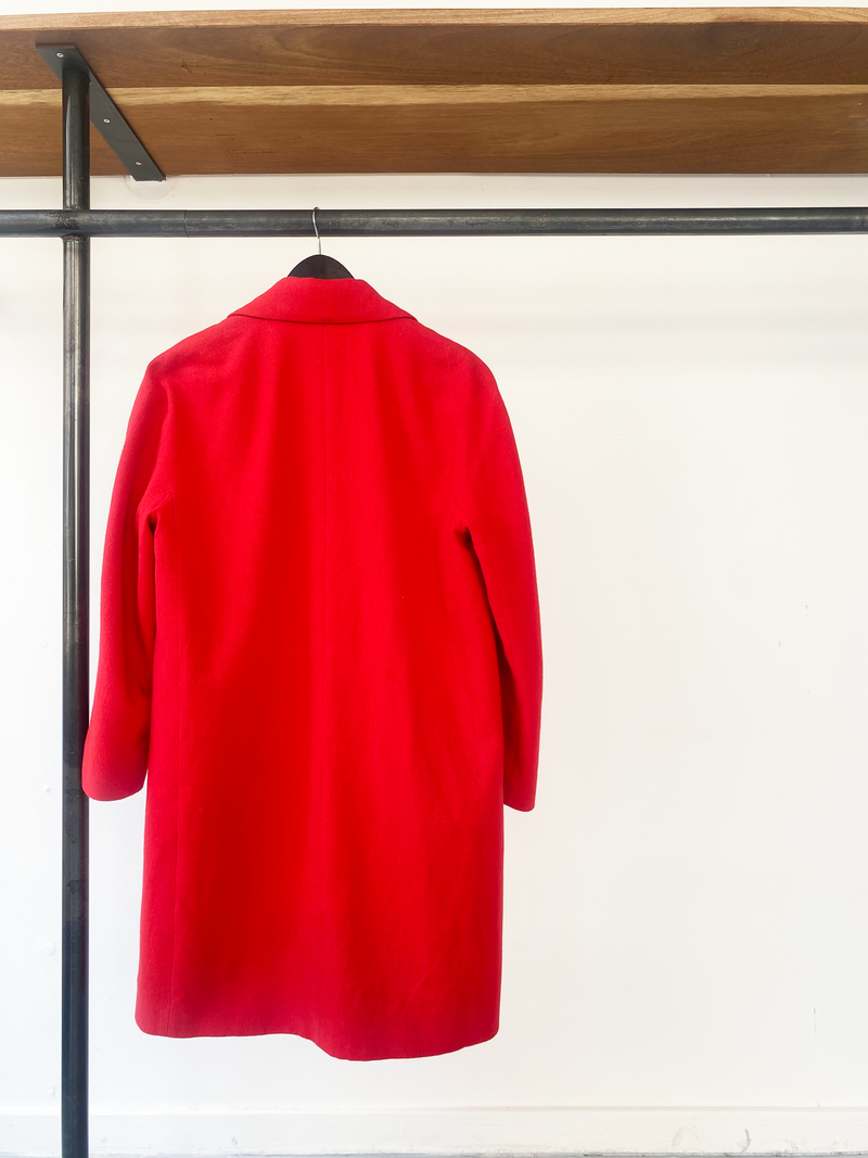 ba&sh rouge wool blend coat size 1