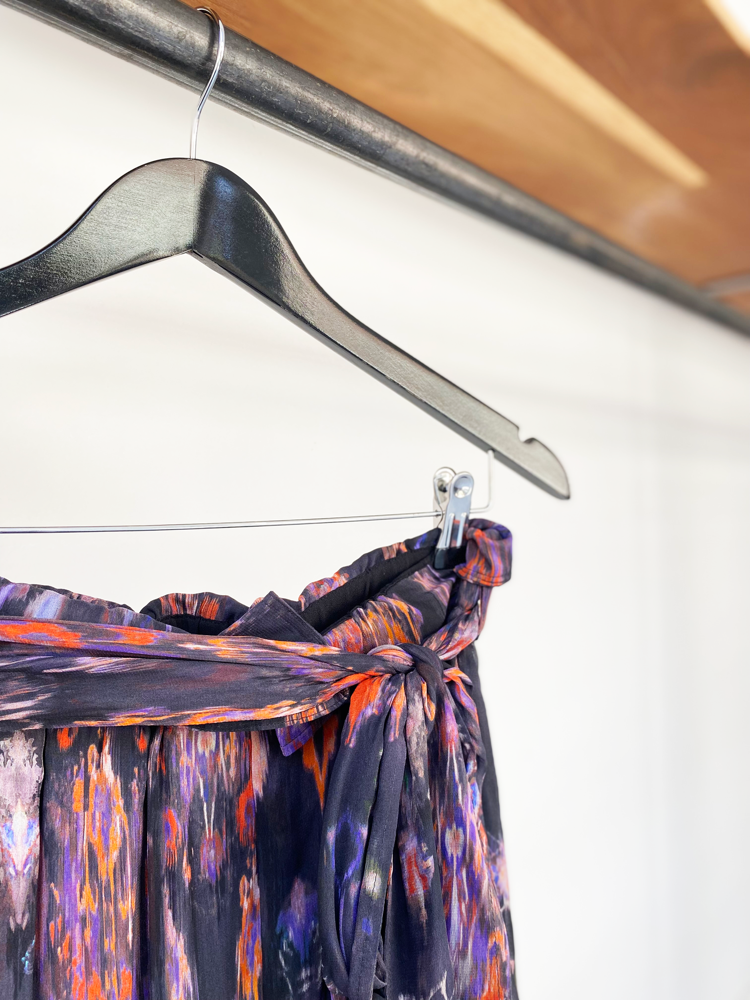 IRO abstract printed skirt size 40