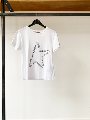Golden Goose star text t-shirt size XS