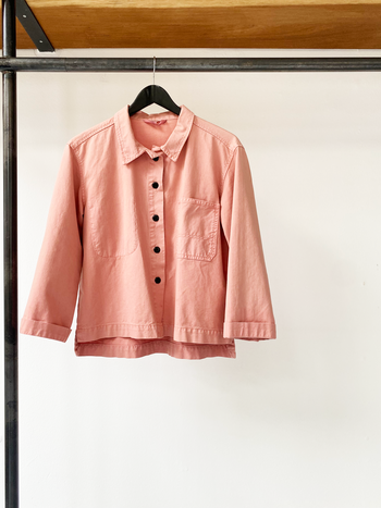 Bellerose salmon pink denim jacket size 2