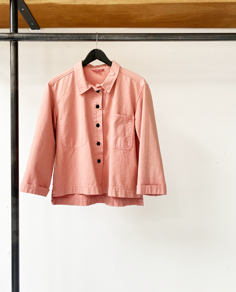 Bellerose salmon pink denim jacket size 2