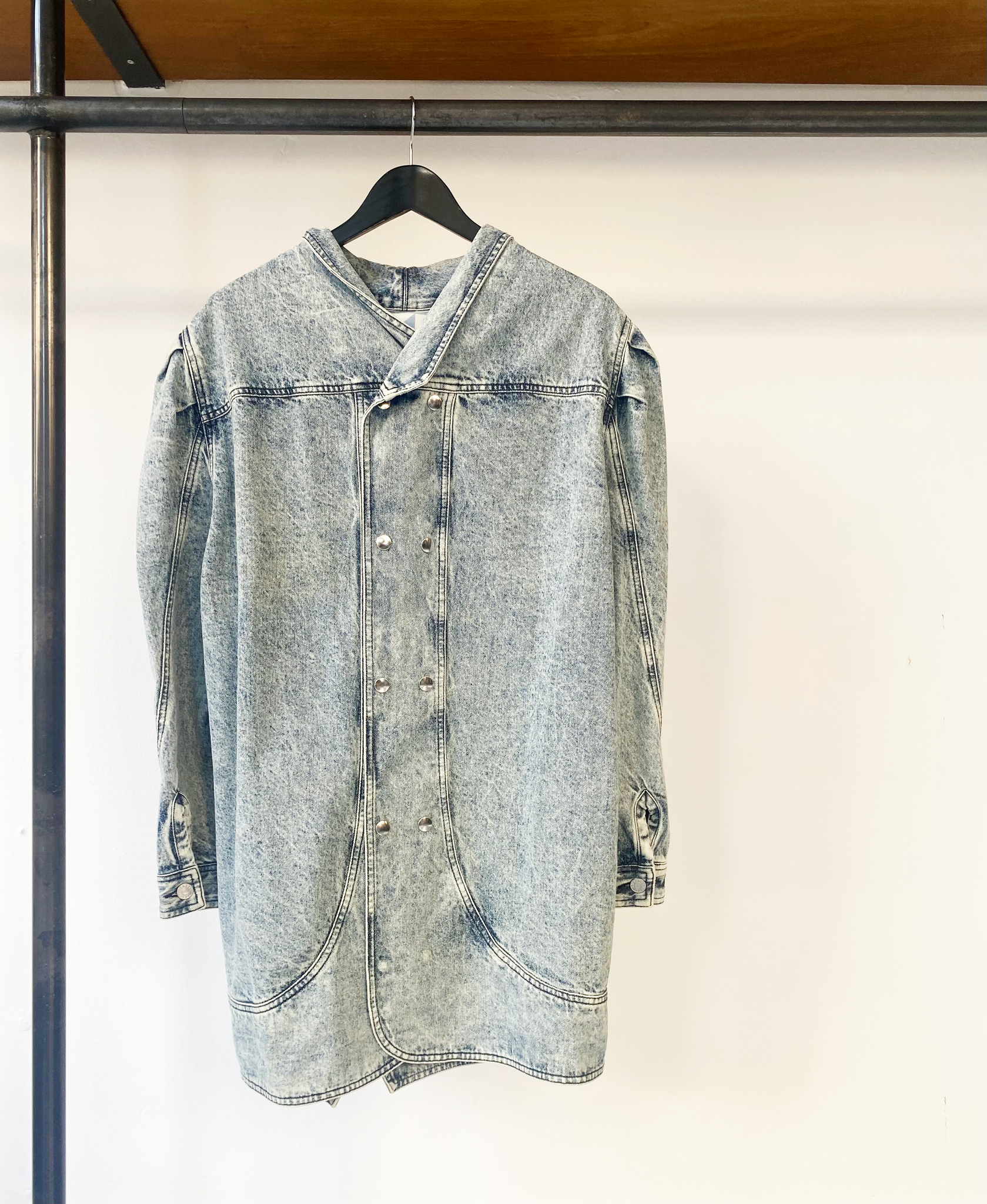 Isabel Marant puff sleeve denim jacket size 42