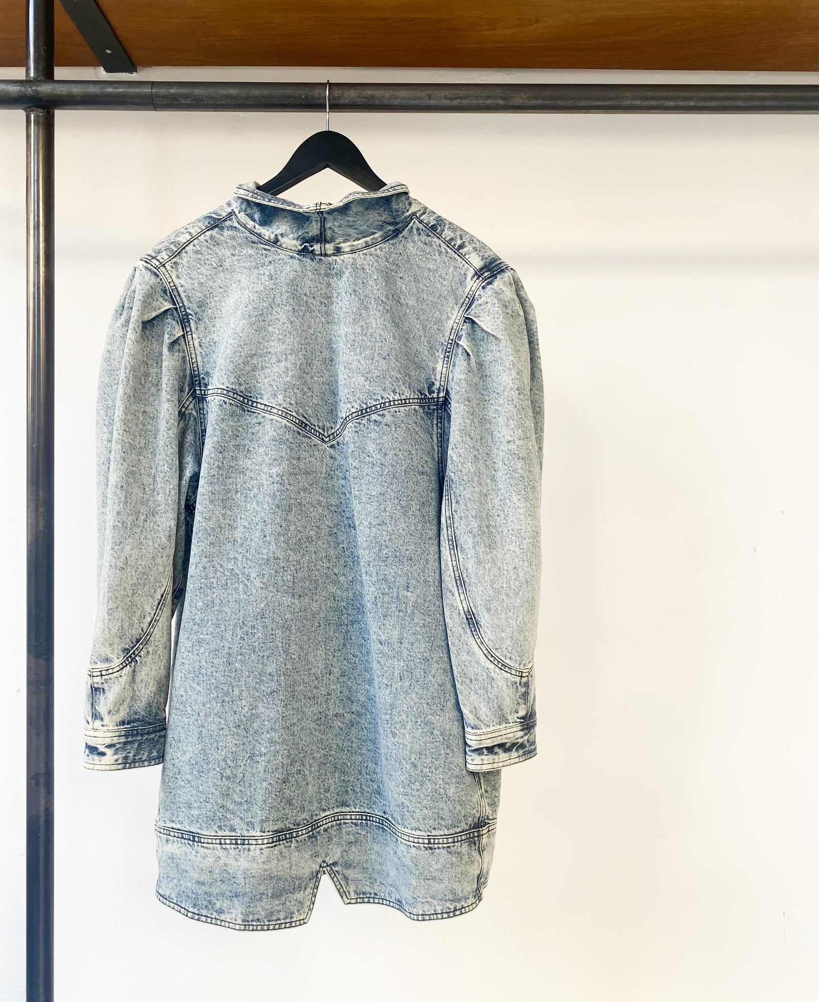 Isabel Marant puff sleeve denim jacket size 42