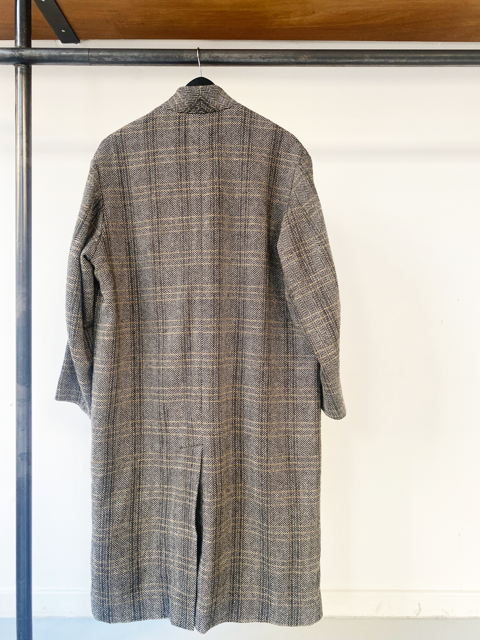 Isabel Marant Étoile wool neutral checked coat size 36