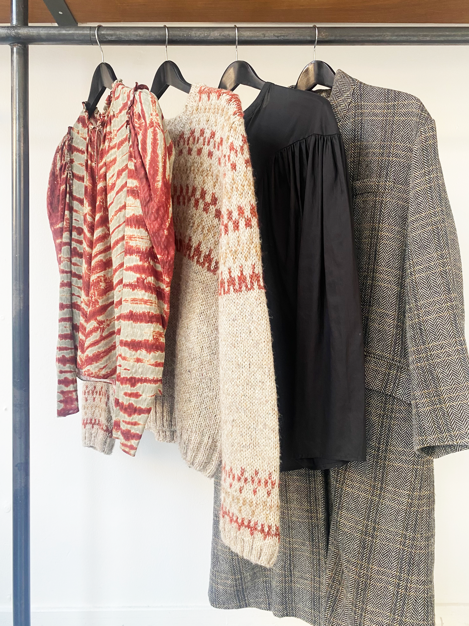 Isabel Marant Étoile wool neutral checked coat size 36