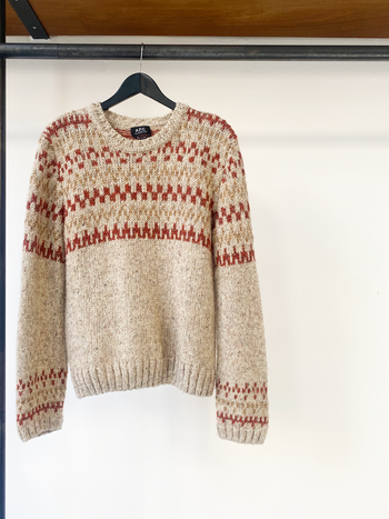 A.P.C. chunky knit sweater size L