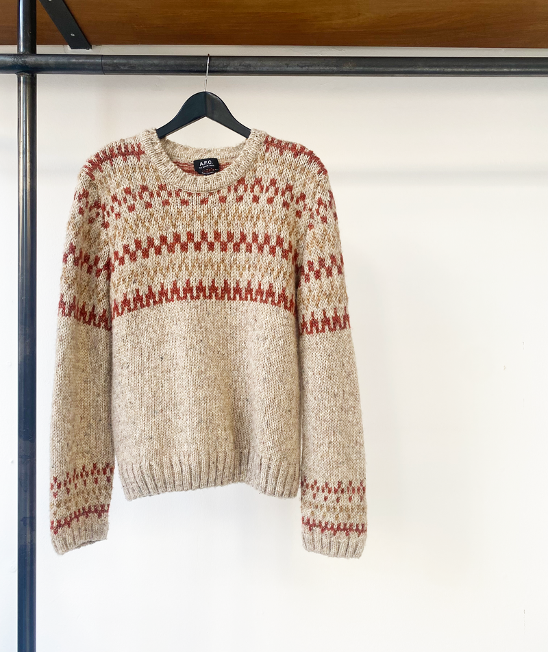 A.P.C. chunky knit sweater size L