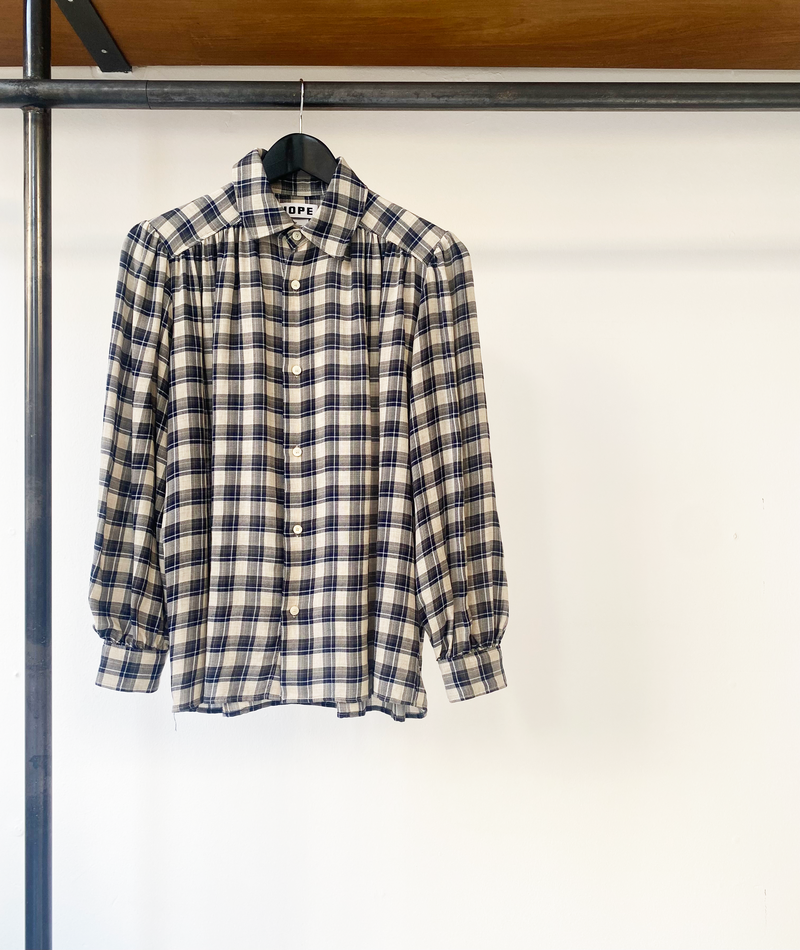 HOPE check shirt size 36