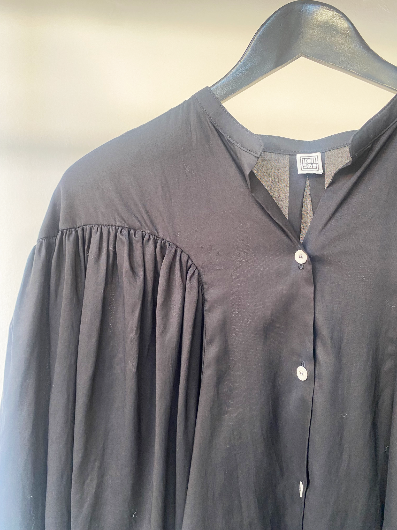 Totême balloon-sleeve blouse size S