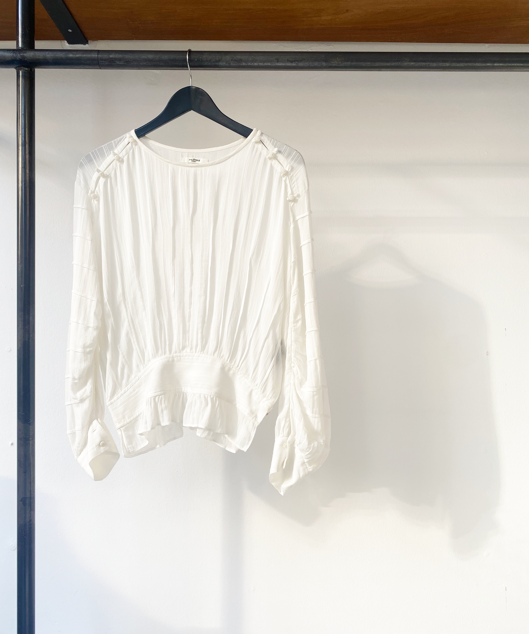 Isabel Marant Étoile off-white cotton blouse size 38