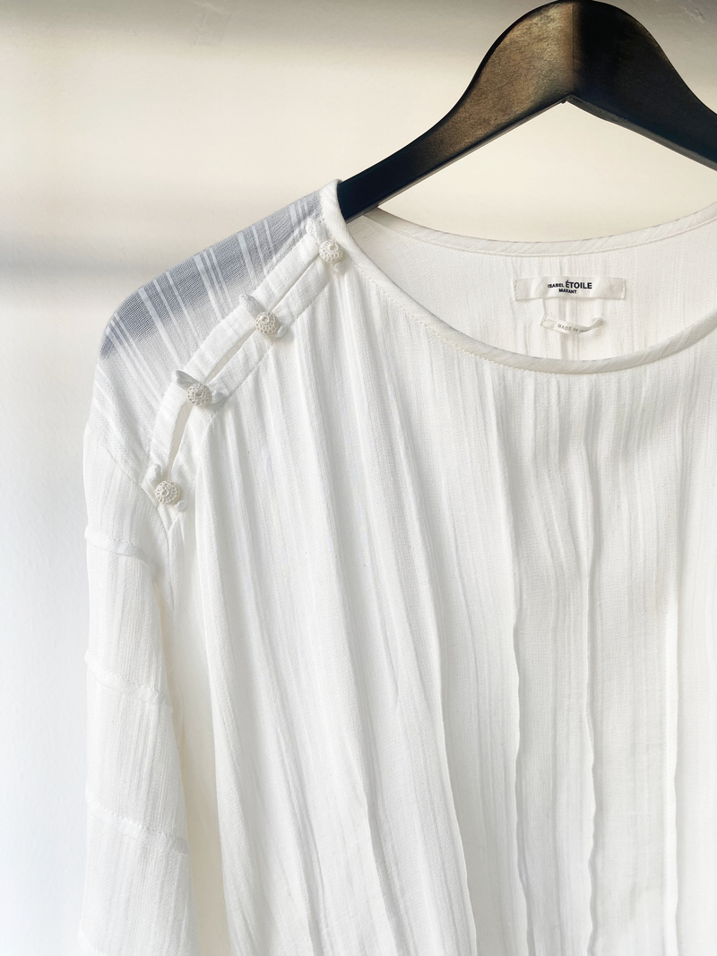 Isabel Marant Étoile off-white cotton blouse size 38