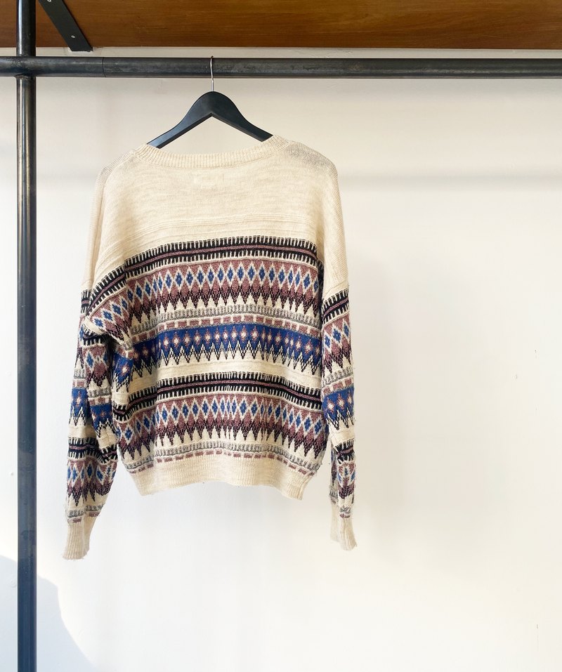 Isabel Marant Étoile metallic thread knit sweater size 40