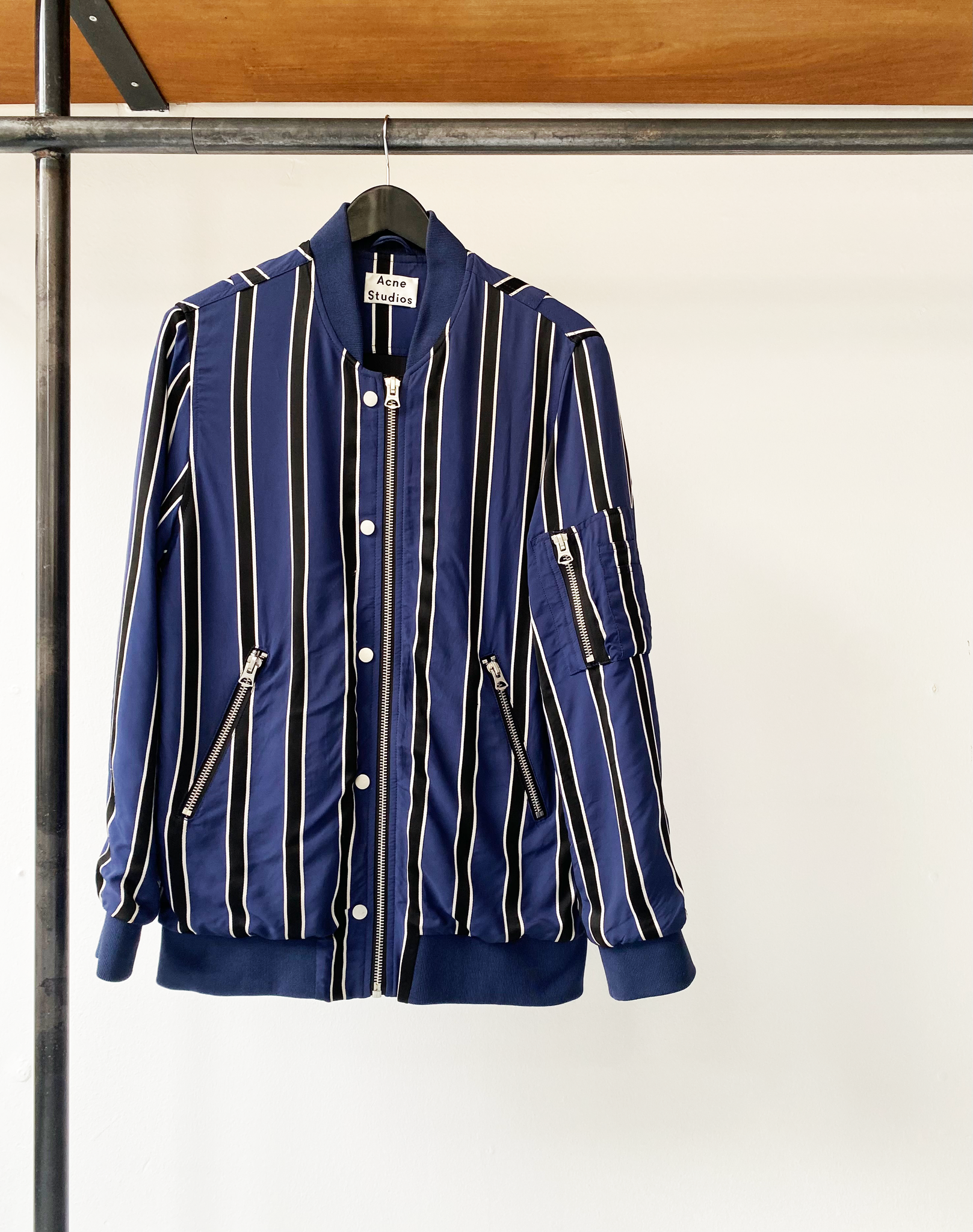 Acne Studios striped bomber jacket size 36
