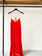 Zadig & Voltaire red silk slip dress size S