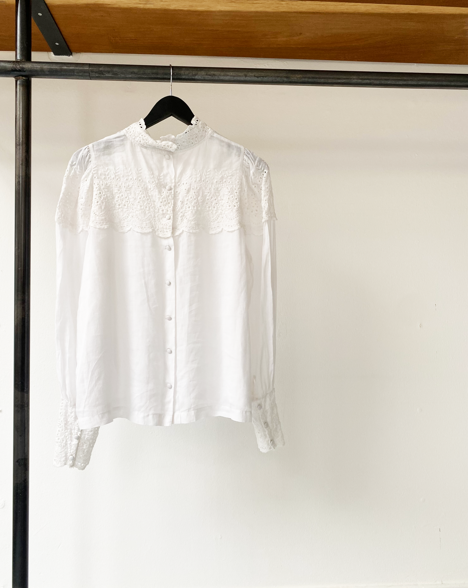 RÓHE off-white ramie top size 42