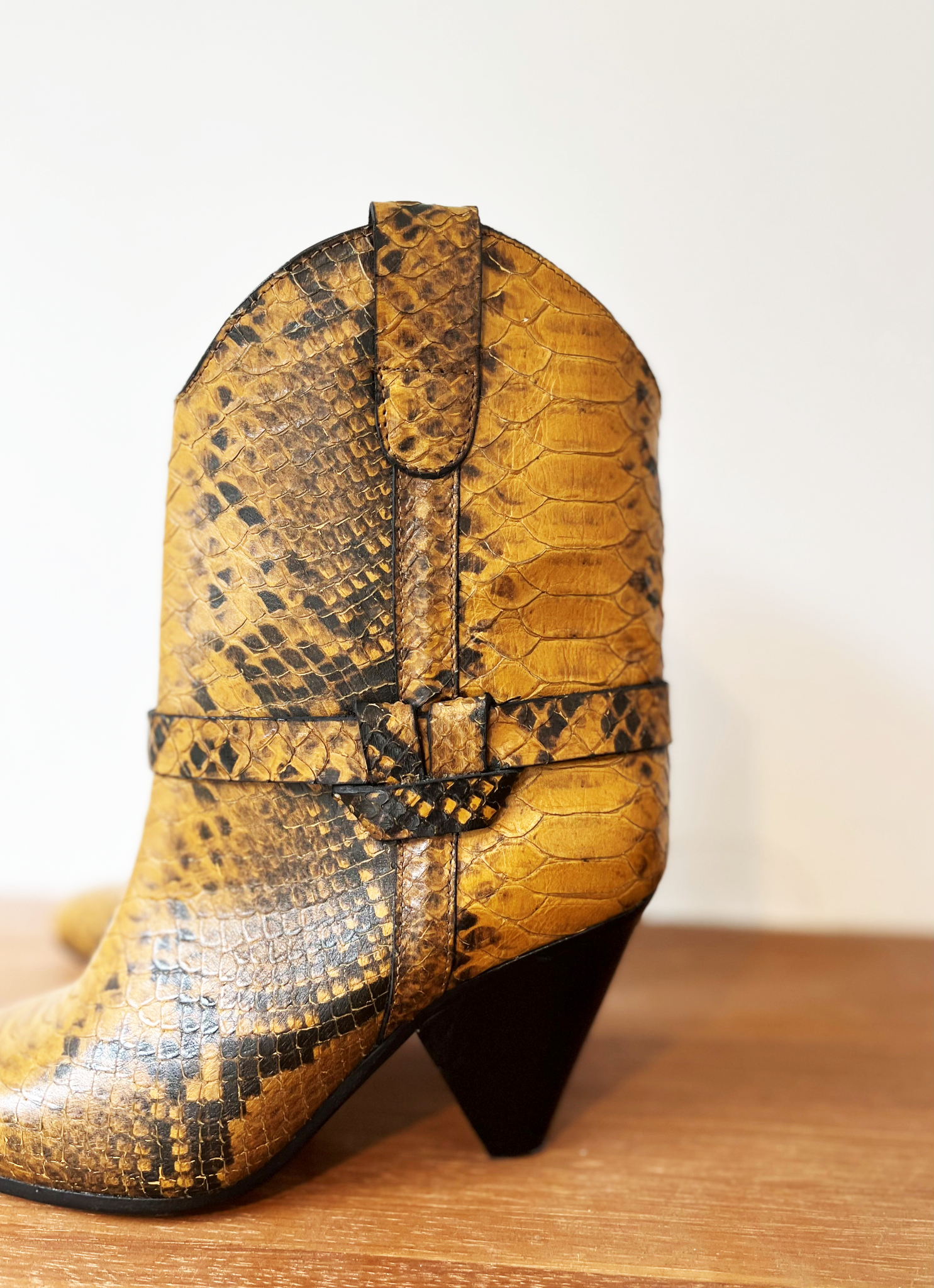 Isabel Marant snake-effect leather boots size 37