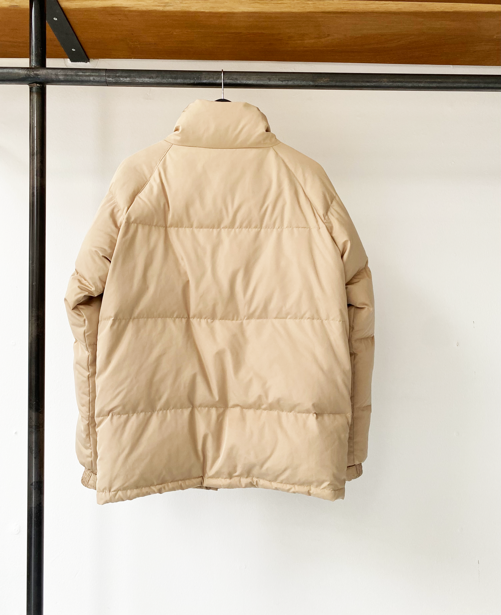 Maison Kitsuné classic puffer jacket beige size S