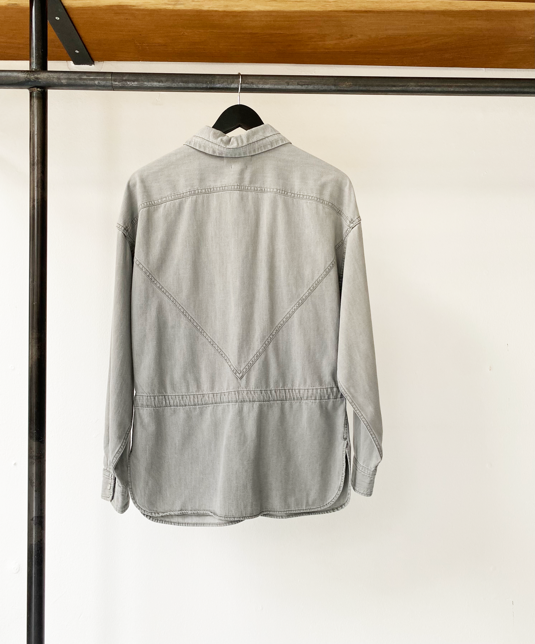 Isabel Marant Étoile madras denim overshirt size 36