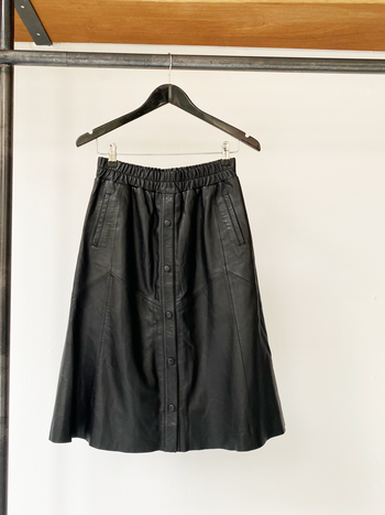 DANTE 6 leather button down skirt size 2