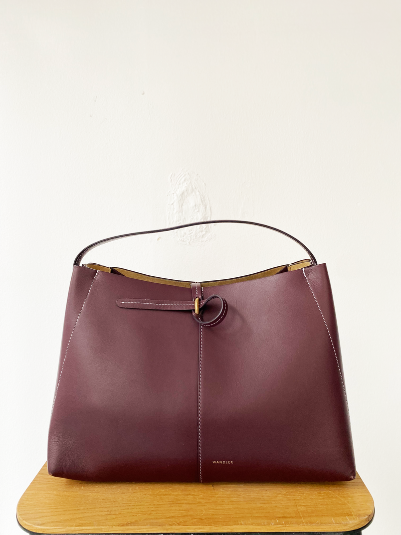 Wandler ava leather tote bag